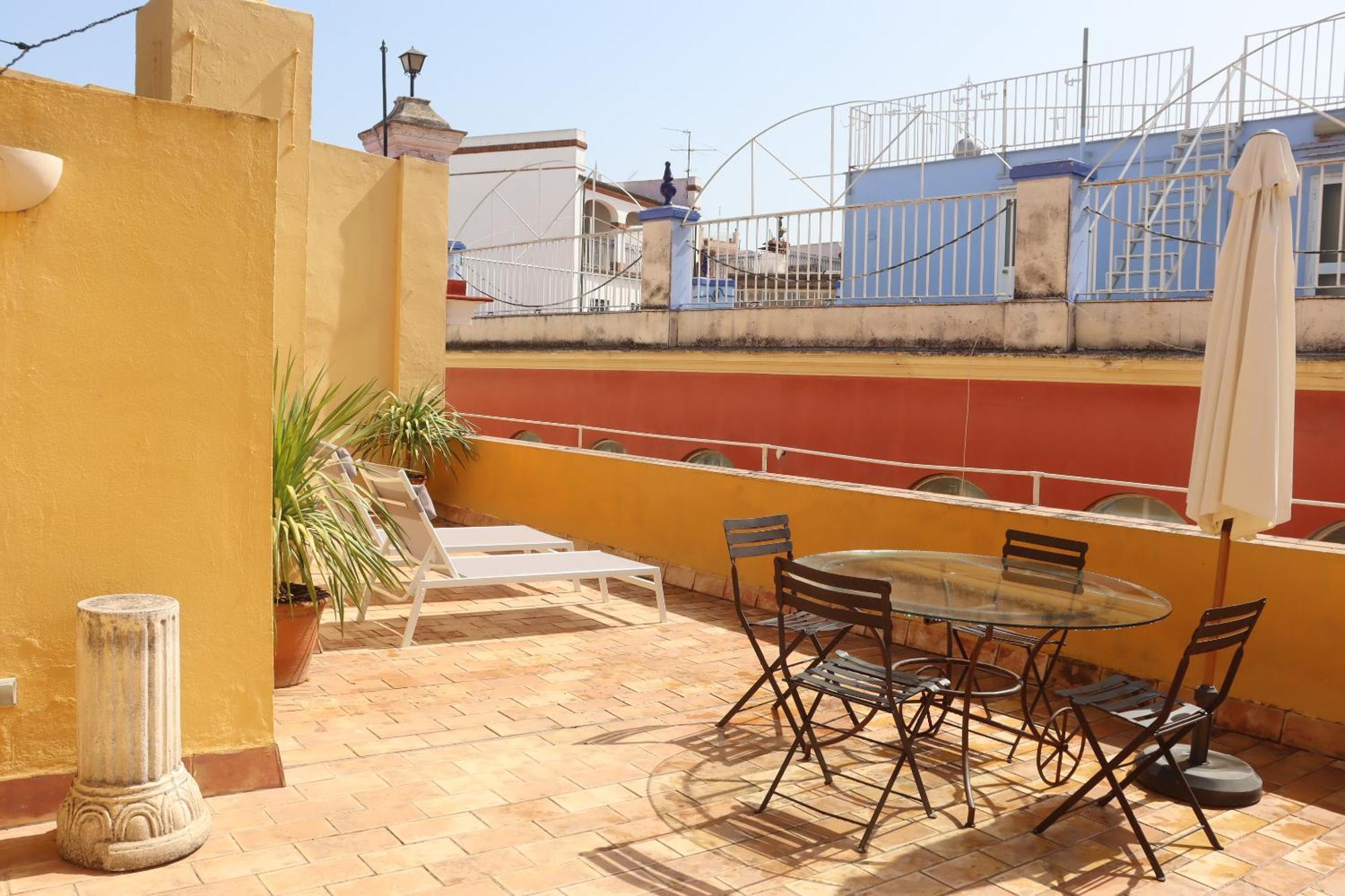 Fantastico Duplex Catedral, Terraza Privada Sevilha Exterior foto
